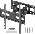 MOUNTUP TV Wall Bracket for Most 26-70 Inch LED, LCD, OLED Flat & Curved TV, Full Motion TV Mount with Swivels Tilts Extends Double Arm Holds up to 45kg, Max VESA 400x400mm, EU0092A