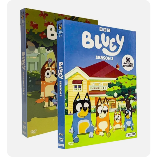Bluey: The Complete TV Series, Season 1-3 (DVD 6-Disc Box-Set)