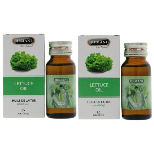 Hemani Lettuce Herbal Oil 30ml Pack Of 2 |Pain & Cramp Solving Properties |Relief Depression |Helps Promoting Sleep |Multipurpose Massage Oil