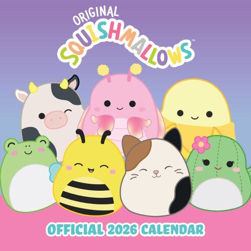 SQUISHMALLOWS 2026 SQUARE CALENDAR