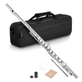 16 Closed Open Holes C Key Professional Transverse Flute Concert Music