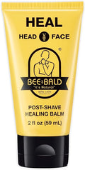 Bee Bald HEAL Post-Shave Healing Balm Immediately Calms & Soothes Damaged Skin, Treats Bumps, Redness, Razor Burn & Other Shaving Related Irritations. Restore your skin's natural, healthy balance.