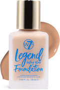 W7 Legend Foundation - Creamy Liquid Foundation for Poreless, Semi-Matte Medium Coverage - 28ml (Toffee)