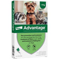 Advantage Spot On Flea Treatment For Small Cats Dogs and Rabbits, 4 Pipettes