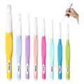 8 Sizes Big Crochet Hooks Ergonomic Set, Large for Chunky Yarn, 6mm - 20mm Hook