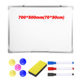 ( 700 x 500mm) Whiteboard Magnetic Large White Notice Board Home