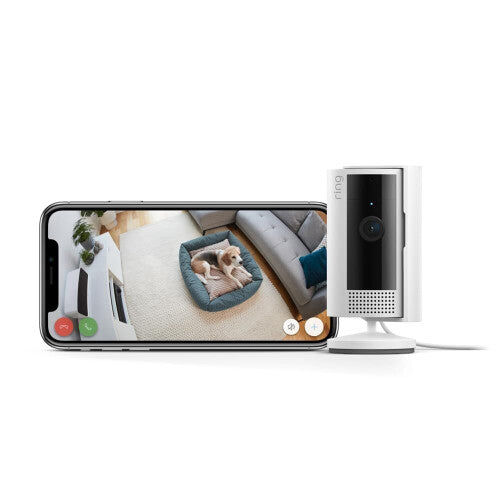 Ring Indoor Camera 2nd Gen Plug-in indoor Security Cam 1080p HD Video