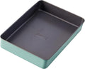 The Great British Bake Off Brownie Tin, for Flapjacks, Brownies & Other Tray Bakes, Non-Stick Sheet for Oven, Official GBBO Logo, Non Stick Carbon Steel, Duck Egg Blue, 30 x 20 x 5cm