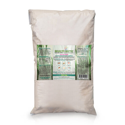 MULTI MITE 10kg FEED Grade DE - Diatomaceous Earth Powder