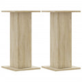 (sonoma oak, 30 x 30 x 60 cm) vidaXL Speaker Stands Living Room Speaker Floor Stand 2 pcs Engineered Wood