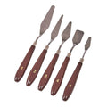 High Quality 5 Piece Oil acrylic Artist Painting Palette Knife Knives Set Amtech
