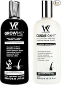 Hair Growth Shampoo & Conditioner by Watermans UK Biotin, Argan Oil, Allantoin, Rosemary, Niacinamide, Lupin. Male & Female Hair Loss Products