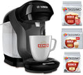 Tassimo by Bosch Style Friendly Pod Coffee Machine with 40 Kenco Drinks Starter Bundle, TAS112EGBC - Black