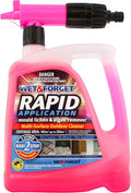Wet & Forget Rapid Application, Ready-to-Use Mould, Lichen & Algae Remover, Outdoor Patio Cleaner, Black Spot Remover, Bleach Free, 2L