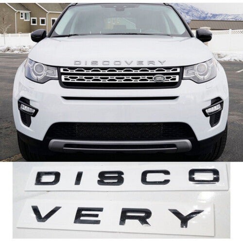 For LandRover Discovery Sport 2015-2023 Black Front Hood Letter Emblem