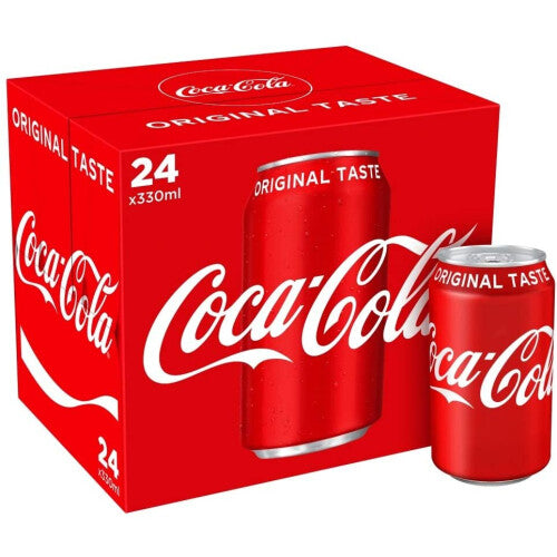 Coca-Cola Original Taste Cans, 24 x 330ml