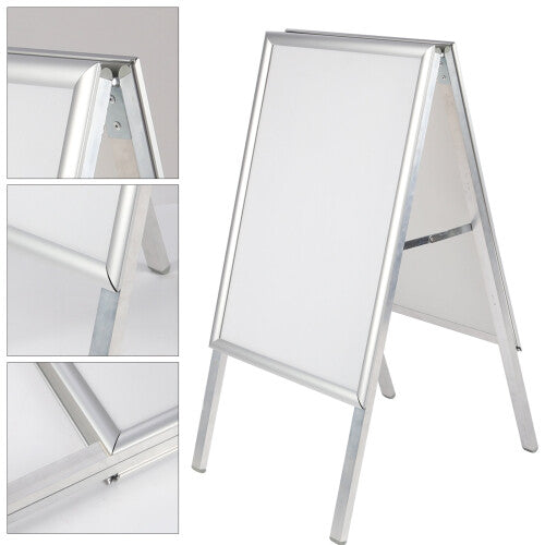A2 Poster Display Snap Frame Shop Standing Menu Double Side Board