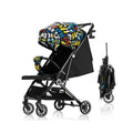 Portable Baby Stroller One-Hand Folding Pushchair WITH Adjustable Backrest Footrest