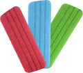 URAQT Microfiber Mop Cloth, 3 Pack Replacement Cleaning Pads Mop Pad, Hook and Loop Wet and Dry Mops Replacement Pad, High Water Absorption, for All Spray, Washable, Reveal Mops