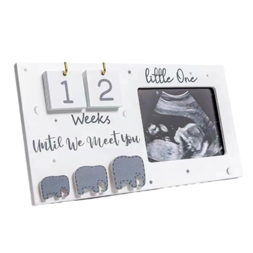 photo frame Baby First Scan Photo Frames Pregnancy Announcement Gifts,Baby Sonogram Picture Frame Countdown Weeks,Picture Pregnant