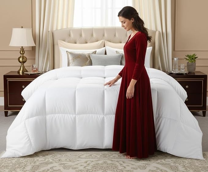 Casabella Double Duvet 15 Tog- Premium Duvets Double Bed- Super Quality Quilt for Year-Round Comfort - Soft Touch Cover, Hypoallergenic, Machine Washable, Duvet Double (200cm x 200cm)