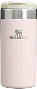 STANLEY 1913 Aerolight Transit Travel Mug 0.35L - Keeps 4 Hours Hot - 6 Hours Cold - Dishwasher Safe - Leakproof - Car Cup Holder Compatible - Insulated Coffee Cup - Rose Quartz