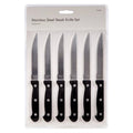 6 x Steak Knife Set Dishwasher Safe Steak Knives Stainless Knives