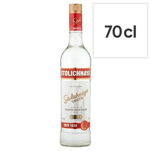 Stolichnaya Premium Vodka, 70cl