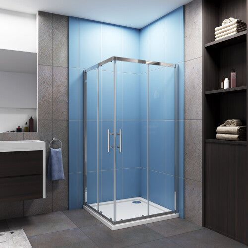 (760x760mm) Corner Entry Shower Enclosure Walk in Door