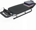 Rainberg Table top Ironing Board, Small-Foldable Design, Non-Slip Folding Legs, 100% Cotton Cover with Foam Layer, Steam Iron Rest, Lightweight, Space Limited Places, 76 x 30cm