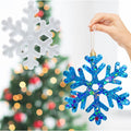 Snowflake Resin Moulds Silicone Epoxy Casting Mold Christmas Coaster Pendent DIY
