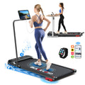 BLACK LORD Treadmill Walking Pad Incline Foldable handrail Black
