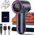 Bobble Remover for Clothes, Rechargeable Lint Remover, Electric Fabric Shaver, Debobbler Clothes Shaver with LED Display & 5 Speeds, Fuzz/Fluff/Pilling Defuzzer for Wool Jumper, Knitwear, Sofa