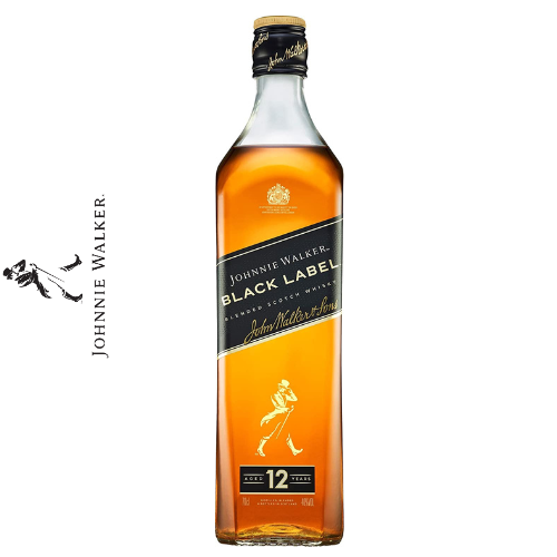 Johnnie Walker BLACK LABEL 12 Years Old Blended Scotch Whisky 70cl 40% Vol.
