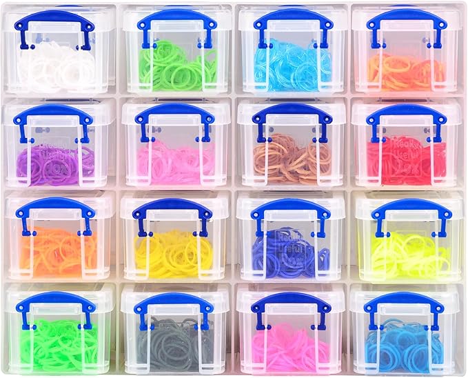 Really Useful Box 16 x 0.14 Litre Plastic Organiser Storage Set