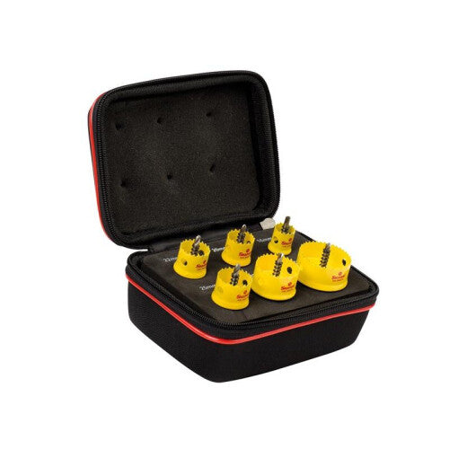 Starrett Cordless Smooth Cut Bi-Metal Holesaw Kit, 6 Piece KCS06001