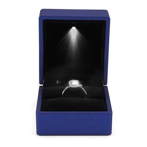 Led Lighted Ring Box Earring Ring Gift Case Wedding Ring Jewelry
