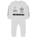 (White, 3M) 2024 Sports Baby Romper F1 Racing Lewis 44 George 63