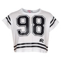 (13 Years, White) A2Z4Kids Girls Top Kids 98 Print Stylish Fashion