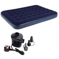 Double Flock Airbed with Air Pump