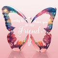 Welsky Galentines Gifts, Friendship Gifts for Women Butterfly Acrylic Plaque, Best Friend Birthday Gifts for Women, Anniversary Wedding Presents for Friends