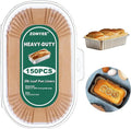 Loaf Tin Liners 2lb, 150 Pack Cake Tin Liners for Baking Bread and Cakes, Non-Stick Bread Pan Liner