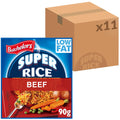 Batchelors Super Rice Beef Flavour Packet Ready Meal, 90 g (Pack of 11)