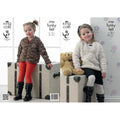 King Cole Funky Felts Knitting Pattern 3766 Kids 20 - 30 Inches
