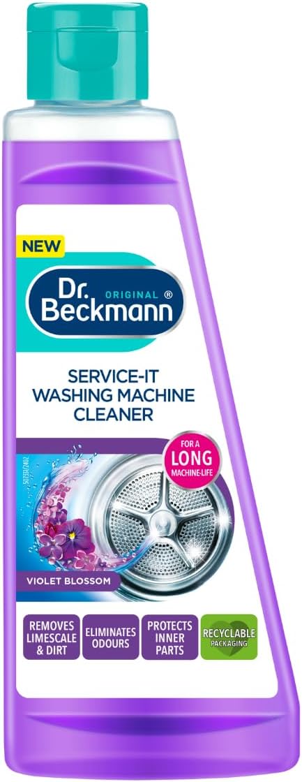 Dr. Beckmann Service-it Washing Machine Cleaner | Violet Blossom | Removes limescale and bad odours | 250ml