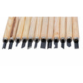 (Multicolor) 12Pcs Wood Carving Hand Woodworking Tool Set Woodworkers Gouges