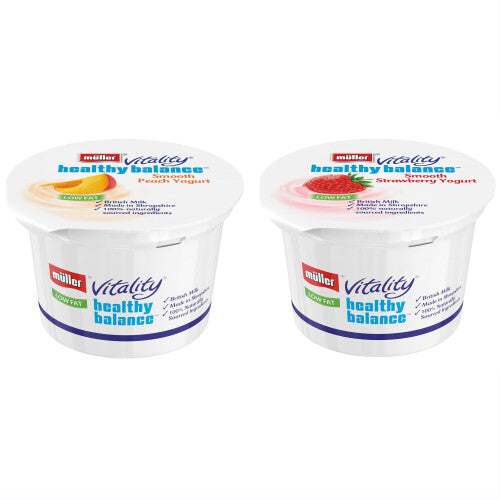 Muller Vitality Healthy Balance Mixed Case Yogurts - 12x110g