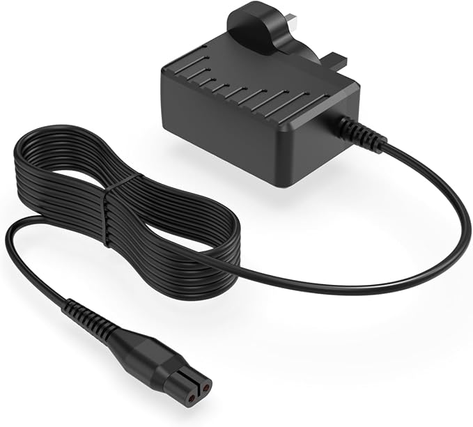 Replacement Charger Fit for Karcher Window Vac 5.5V – Compatible with WV1 / WV2 / WV5 / WV50 / WV60 / WV70 / WV75 Cleaner (NOT Compatible with WV6 / WV7) – Safe Easy-Fit Charging Plug Lead