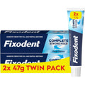 Fixodent Complete Denture Adhesive, Fresh Flavour 2 x 47 g Twin Pack