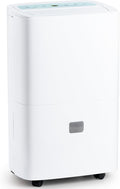Commercial Dehumidifier Smart Portable: 90L/Day Pump Drain & 8L Tank for Home Bedroom Bathroom Basement Garage Kitchen Drying Clothes Large Spaces Families